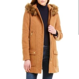 EUC JCREW CHATEAU PARKA Sz 4 HEATHER ACORN